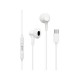 COOL ACCESORIOS - AURICULARES  MICRO COOL STEREO TIPO-C WHITE - CL8434847058054